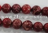 CDT823 15.5 inches 10mm round dyed aqua terra jasper beads wholesale