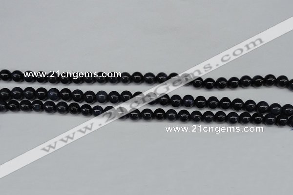 CDU101 15.5 inches 6mm round blue dumortierite beads wholesale