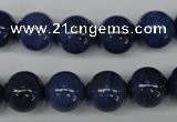 CDU104 15.5 inches 12mm round blue dumortierite beads wholesale