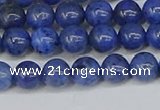 CDU341 15.5 inches 6mm round blue dumortierite beads wholesale