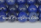 CDU343 15.5 inches 10mm round blue dumortierite beads wholesale