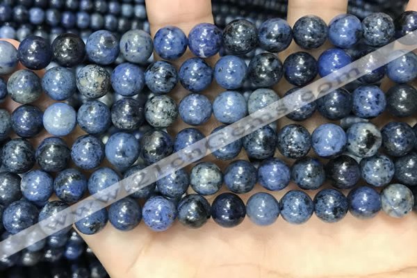 CDU352 15.5 inches 8mm round blue dumortierite beads wholesale