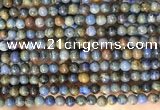 CDU360 15.5 inches 4mm round sunset dumortierite beads wholesale