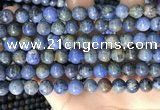 CDU362 15.5 inches 8mm round sunset dumortierite beads wholesale