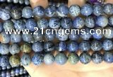 CDU363 15.5 inches 10mm round sunset dumortierite beads wholesale