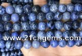 CDU369 15.5 inches 10mm round dumortierite gemstone beads