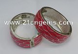 CEB139 25mm width gold plated alloy with enamel bangles wholesale