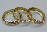 CEB143 18mm width gold plated alloy with enamel bangles wholesale