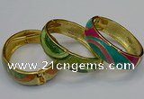 CEB149 18mm width gold plated alloy with enamel bangles wholesale