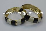 CEB164 19mm width gold plated alloy with enamel bangles wholesale