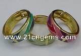 CEB168 20mm width gold plated alloy with enamel bangles wholesale