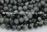 CEE02 15.5 inches 6mm round eagle eye jasper beads wholesale