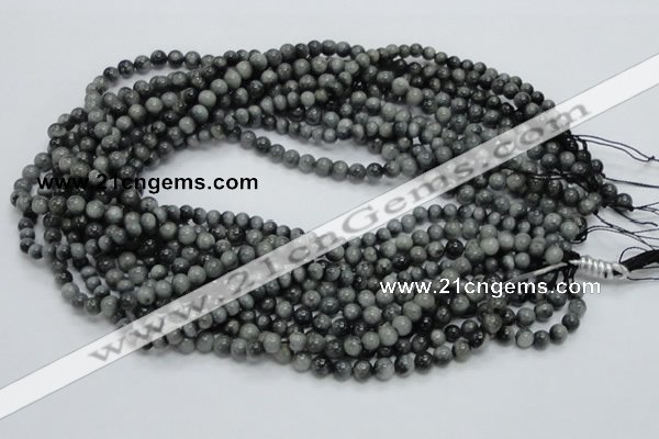 CEE02 15.5 inches 6mm round eagle eye jasper beads wholesale