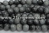 CEE03 15.5 inches 7mm round eagle eye jasper beads wholesale