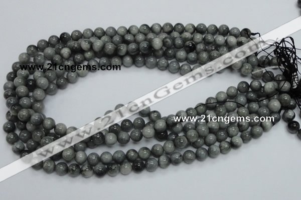 CEE04 15.5 inches 8mm round eagle eye jasper beads wholesale