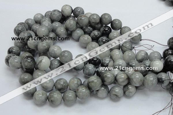 CEE06 15.5 inches 16mm round eagle eye jasper beads wholesale