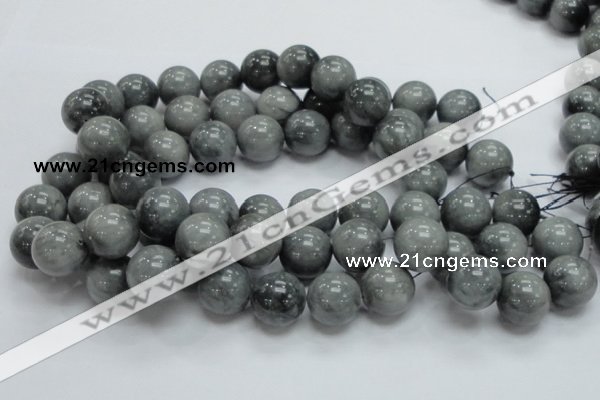 CEE07 15.5 inches 18mm round eagle eye jasper beads wholesale