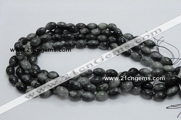 CEE09 15.5 inches 10*14mm rice eagle eye jasper beads wholesale