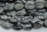 CEE15 15.5 inches 8*12mm oval eagle eye jasper beads wholesale