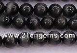 CEE502 15.5 inches 8mm round AAA grade green eagle eye jasper beads