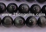 CEE504 15.5 inches 12mm round AAA grade green eagle eye jasper beads