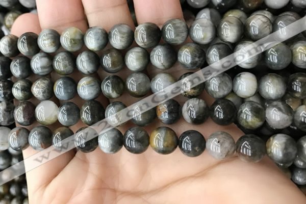 CEE525 15.5 inches 8mm round eagle eye jasper beads wholesale