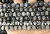 CEE542 15.5 inches 8mm round eagle eye jasper gemstone beads