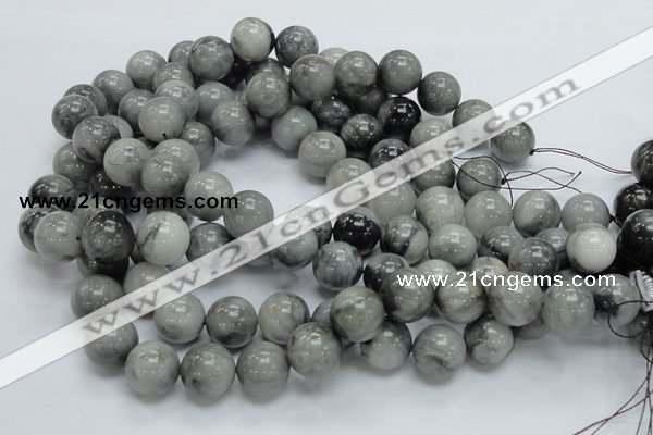CEE61 15.5 inches 14mm round eagle eye jasper beads wholesale