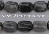 CEE74 15.5 inches 12*16mm rectangle eagle eye jasper beads