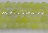 CEJ200 15.5 inches 4mm round lemon jade beads wholesale