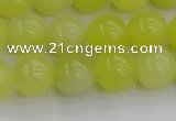 CEJ202 15.5 inches 8mm round lemon jade beads wholesale