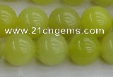 CEJ203 15.5 inches 10mm round lemon jade beads wholesale