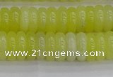 CEJ212 15.5 inches 3*8mm rondelle lemon jade beads wholesale