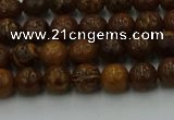 CEJ300 15.5 inches 4mm round elephant skin jasper beads wholesale