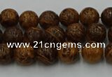 CEJ301 15.5 inches 6mm round elephant skin jasper beads wholesale