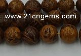 CEJ302 15.5 inches 8mm round elephant skin jasper beads wholesale