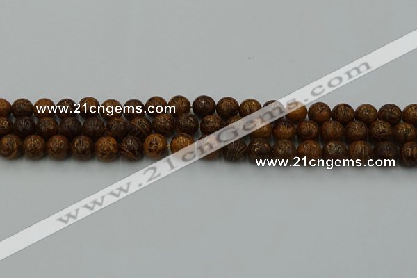 CEJ302 15.5 inches 8mm round elephant skin jasper beads wholesale