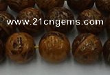 CEJ304 15.5 inches 12mm round elephant skin jasper beads wholesale