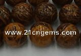 CEJ305 15.5 inches 14mm round elephant skin jasper beads wholesale