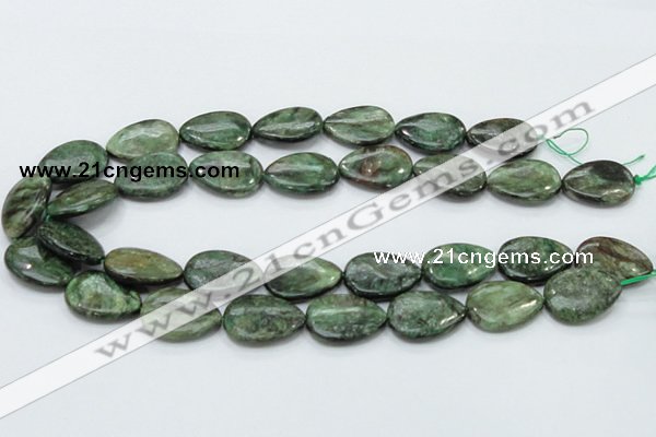 CEM08 15.5 inches 18*25mm flat teardrop emerald gemstone beads