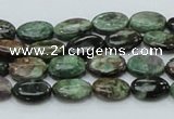 CEM11 15.5 inches 8*12mm oval emerald gemstone beads wholesale