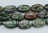 CEM12 15.5 inches 10*14mm oval emerald gemstone beads wholesale