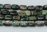 CEM16 15.5 inches 6*8mm rectangle emerald gemstone beads wholesale