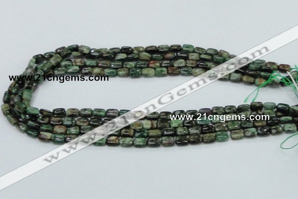 CEM16 15.5 inches 6*8mm rectangle emerald gemstone beads wholesale