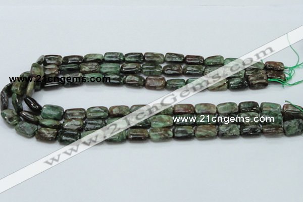 CEM18 15.5 inches 10*14mm rectangle emerald gemstone beads wholesale