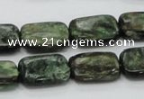 CEM19 15.5 inches 13*18mm rectangle emerald gemstone beads wholesale