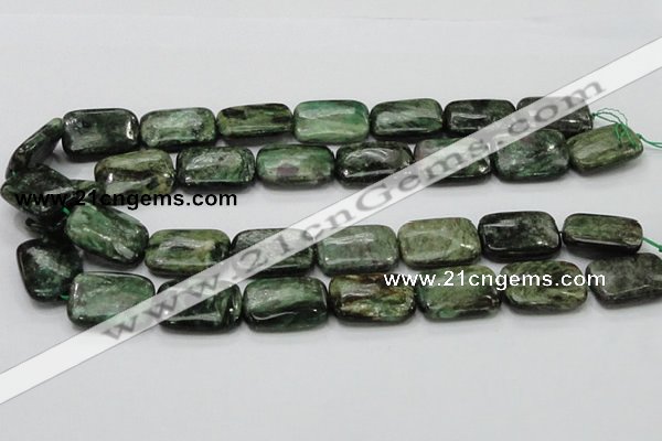 CEM20 15.5 inches 18*25mm rectangle emerald gemstone beads wholesale