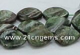 CEM27 15.5 inches 13*18mm twisted teardrop emerald gemstone beads