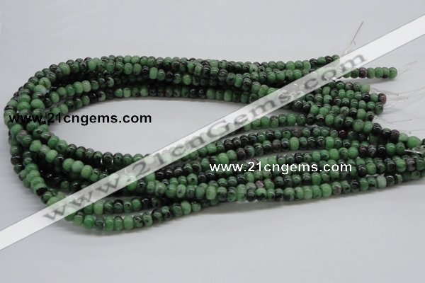 CEP05 15.5 inches 4*6mm rondelle epidote gemstone beads Wholesale