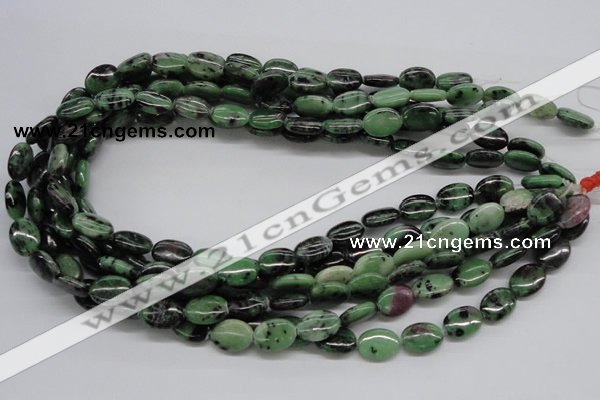 CEP11 15.5 inches 10*14mm oval epidote gemstone beads wholesale